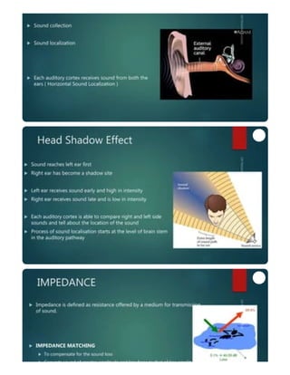 inner ear anatomy and physiology of hearing | PDF