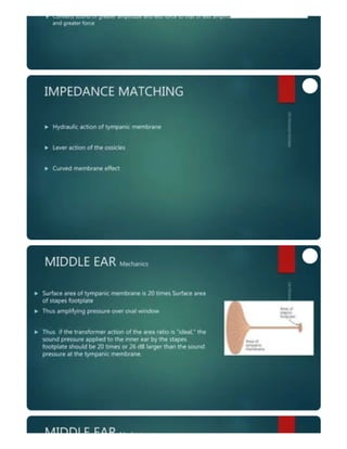 inner ear anatomy and physiology of hearing | PDF