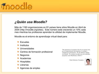Ppt presentation moodle_es