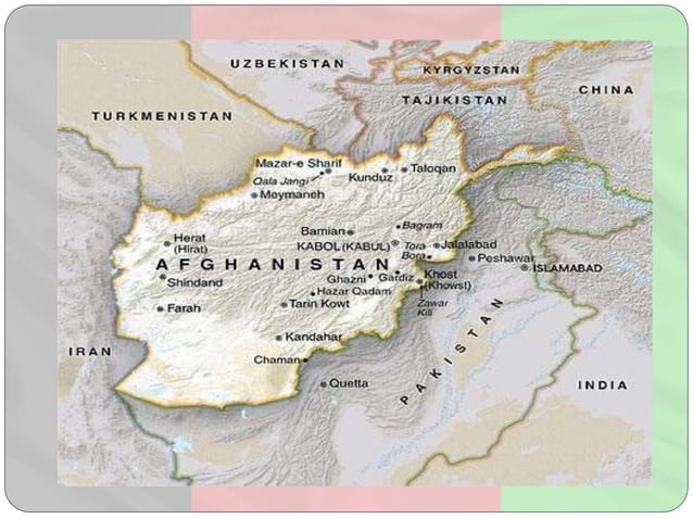 PPT Presentation Of Afghanistan