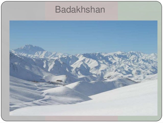 PPT Presentation Of Afghanistan
