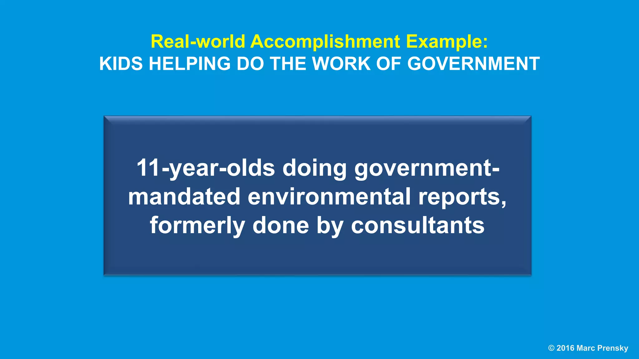 NEW
PERSPECTIVE
© 2016 Marc Prensky
 