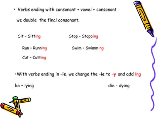 Present continuos and present continuous v/s present simple | PPT