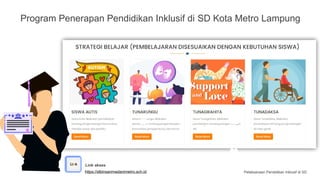 Program Inklusif Penerapan Pendidikan Inklusif Sekolah Dasar Era Society | PPTX