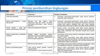 Prinsip pembersihan lingkungan
11/19/2024 PPI di FKTP_Kemkes 2020 26
 