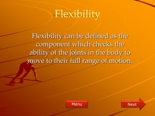 4 Components of Fitness | PPTX
