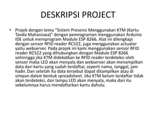 Presensi Arduino Ppt project kel_3 | PPTX