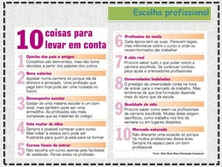 Escolha profissional
 