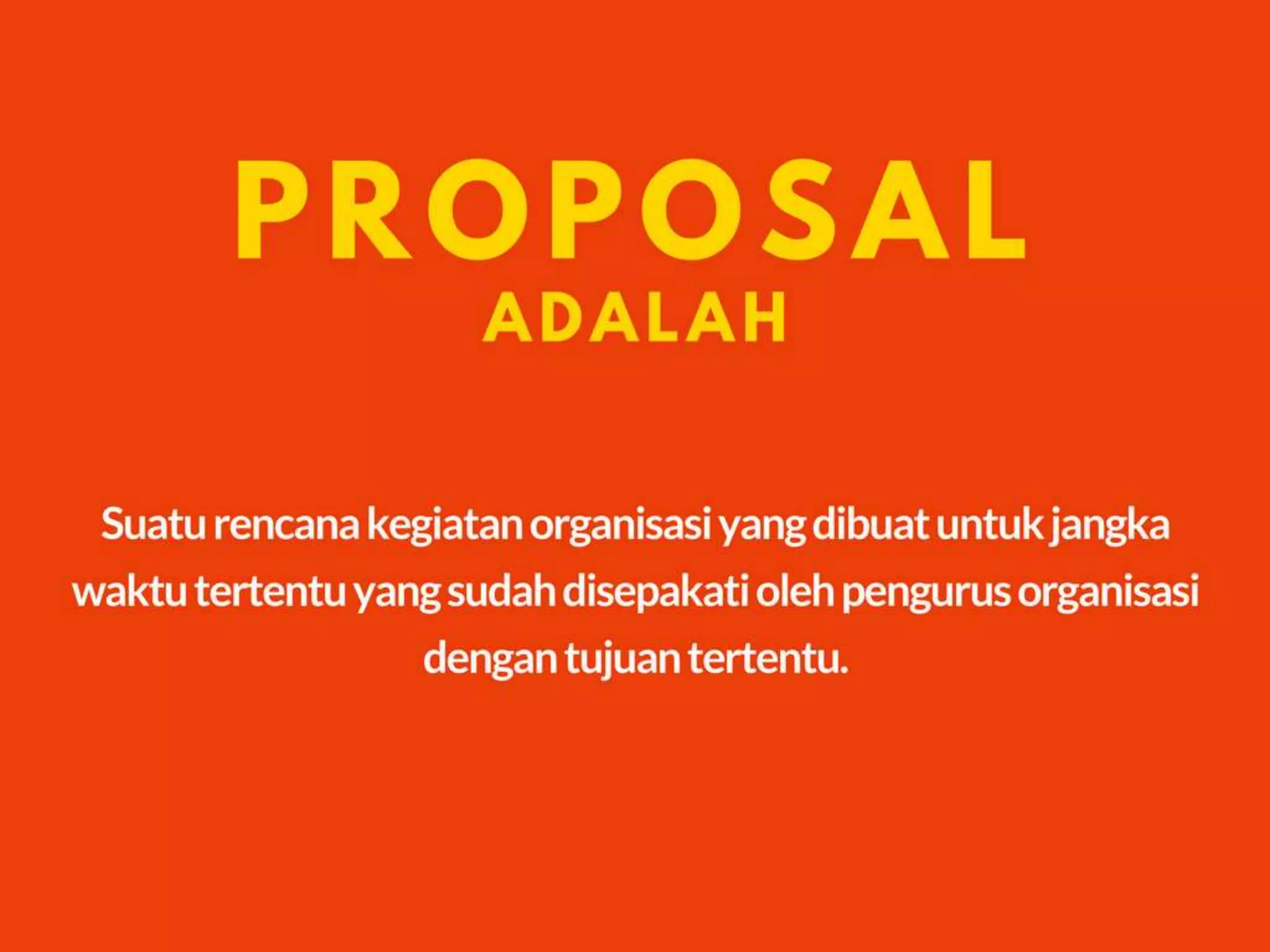 Cara membuat proposal yang baik dan benar PPT