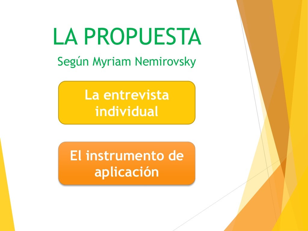 Ppt propuesta de myriam nemirovsky