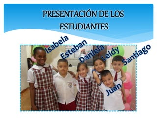 PRESENTACIÓN DE LOS 
ESTUDIANTES 
 