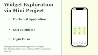flutter framework android app development presentation with projects ...