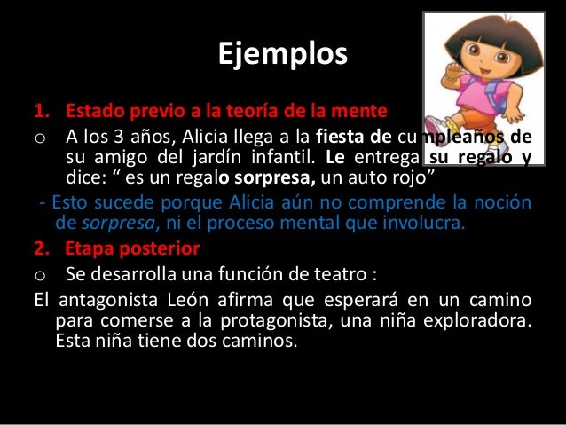 Teoria de la mente ejemplos_teorias