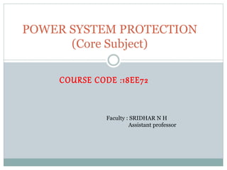 power system protection | PPTX
