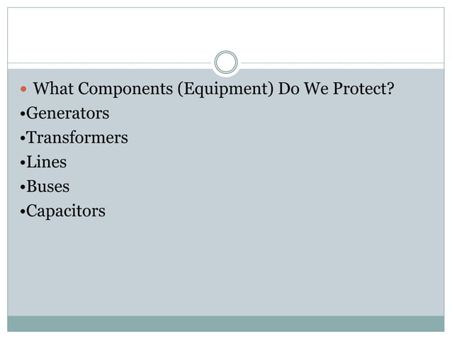 power system protection | PPTX