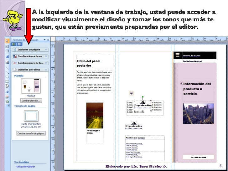 FOLLETO EN PUBLISHER