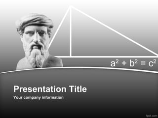 Presentation Title
Your company information

 