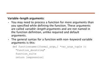 Python programming variables and comment | PPT
