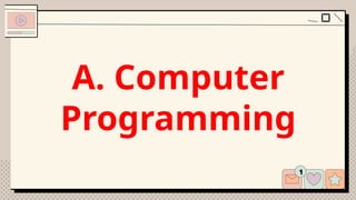 A. Computer
Programming
 