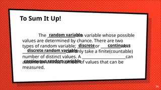 PPT Random Variable ccjvhkjhlhklhklhklhkllk | PPTX