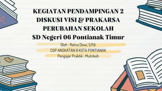 Oleh : Ratna Dewi, S.Pd.
CGP ANGKATAN 8 KOTA PONTIANAK
Pengajar Praktik : Mutrikoh
 