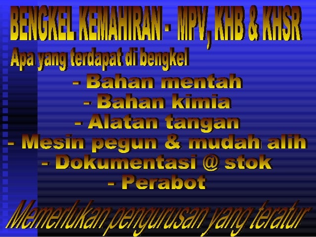 PPT RBT : Pengurusan Bengkel