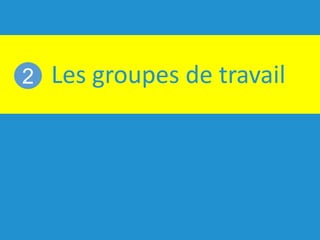 Les groupes de travail2
 