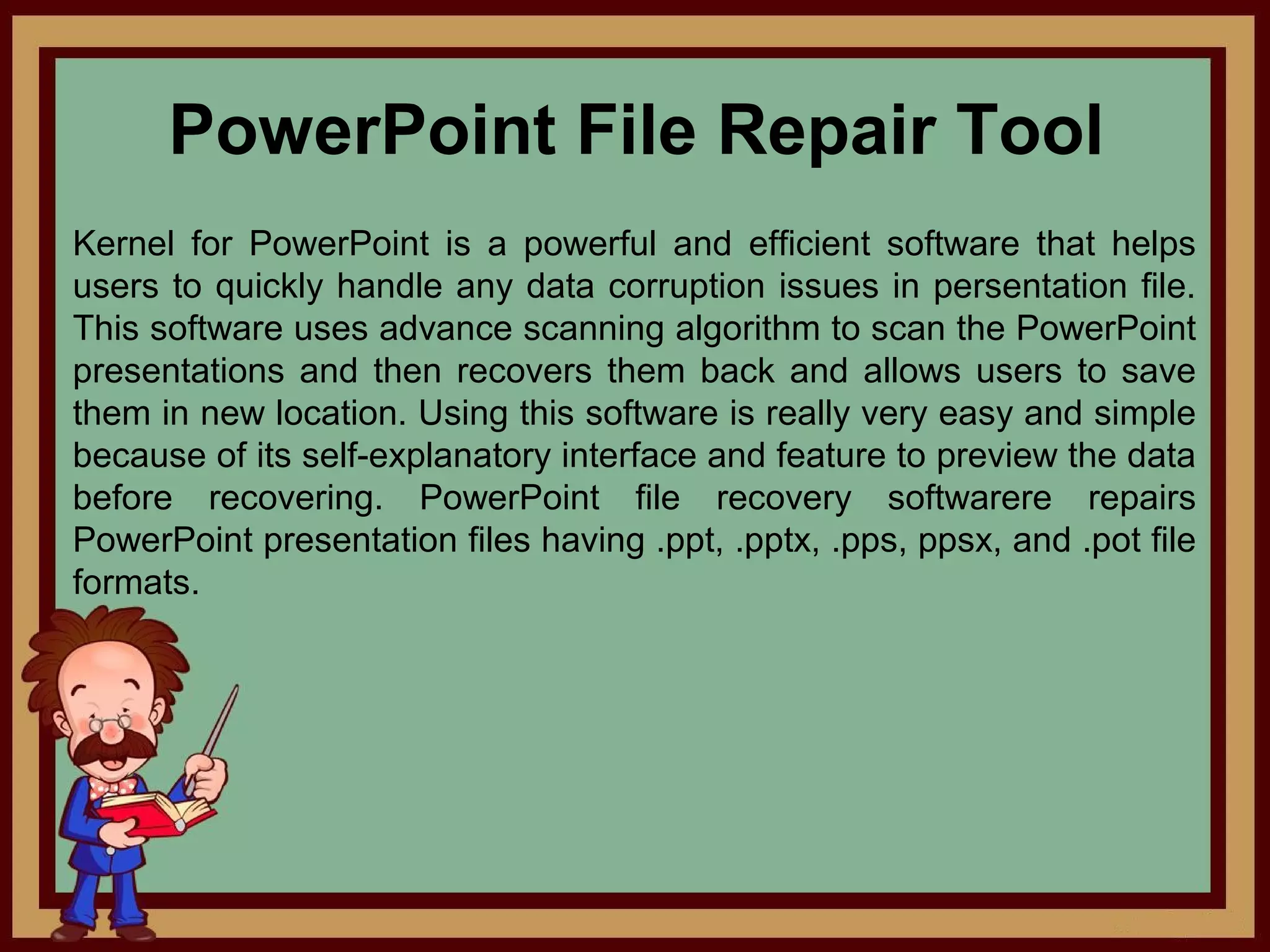 Repair Corrupt PPT File By Using PPT Recovery Tool | PPT