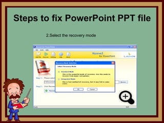 Repair Corrupt PPT File By Using PPT Recovery Tool | PPT