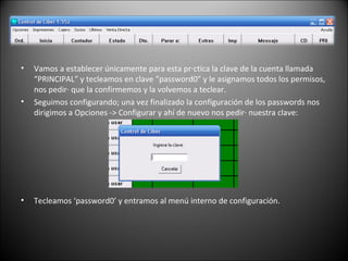 Configuración de Control de Ciber (CBM) | PPT