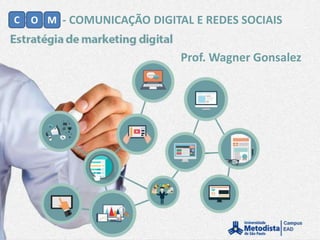 Prof. Wagner Gonsalez
- COMUNICAÇÃO DIGITAL E REDES SOCIAISC O M
 