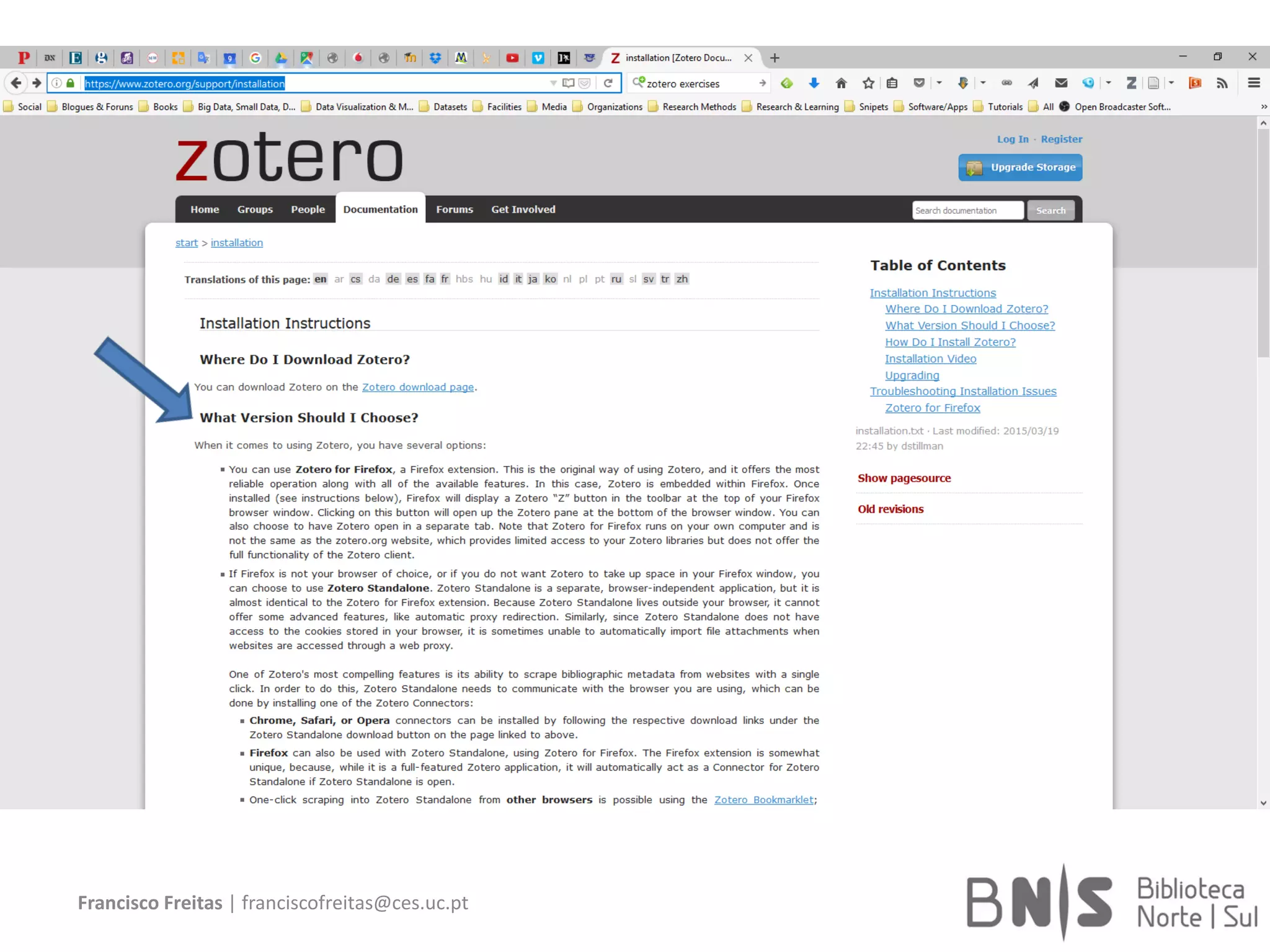 Francisco Freitas | franciscofreitas@ces.uc.pt
 