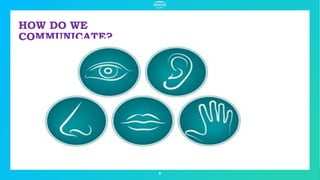 HOW DO WE
COMMUNICATE?
9
 