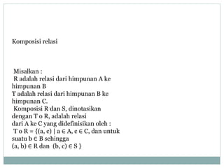Relasi Include PPT Relasi dan Fungsi | PPTX