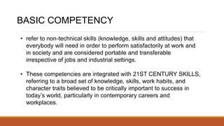 Basic Work Competency PPT Report Competency.ppt hdhjshdhsmjxje | PPT
