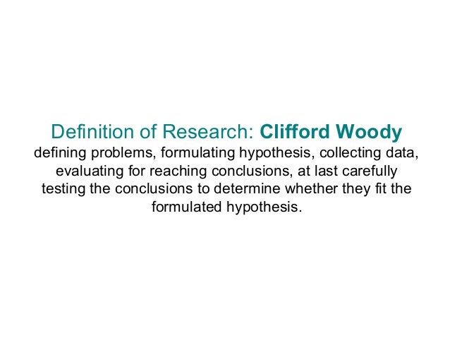clifford woody research book