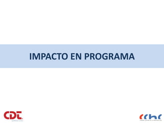 IMPACTO EN PROGRAMA
 