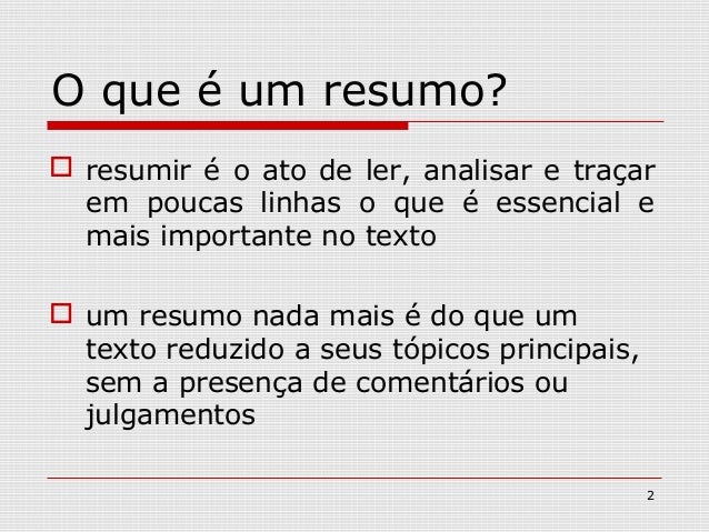 Resumo