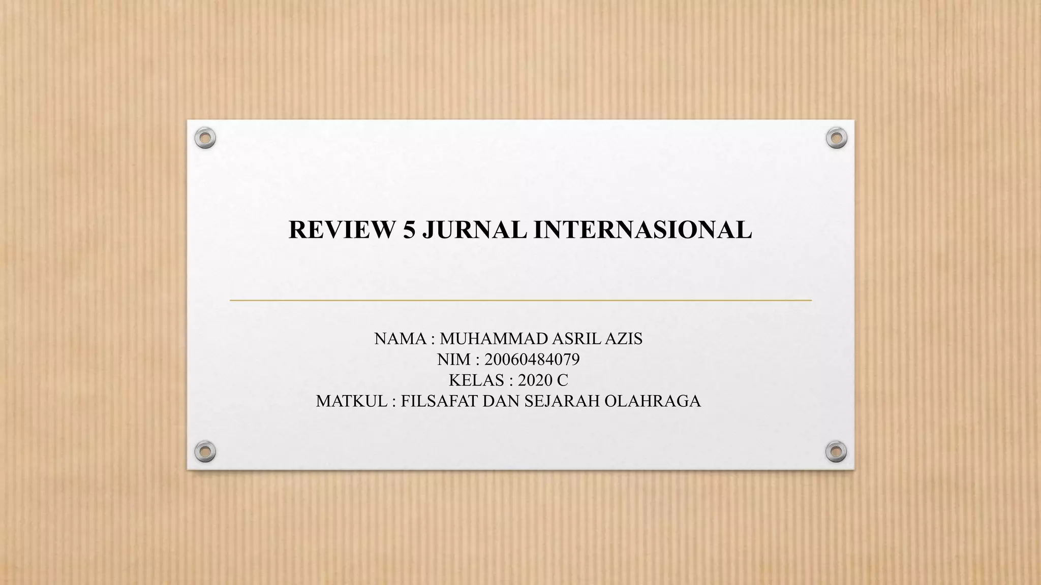 Ppt review jurnal | PPTX