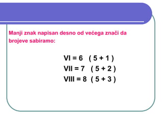 PPT Rimski brojevi.ppt-upoznavanje rimskih brojeva | PPT