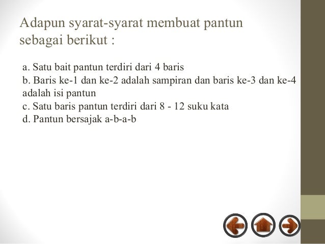 Menulis Pantun