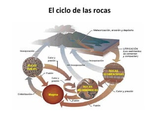 El ciclo de las rocas
 
