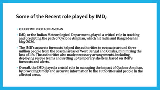 PPT Role of Indian Meteorological Department.pptx