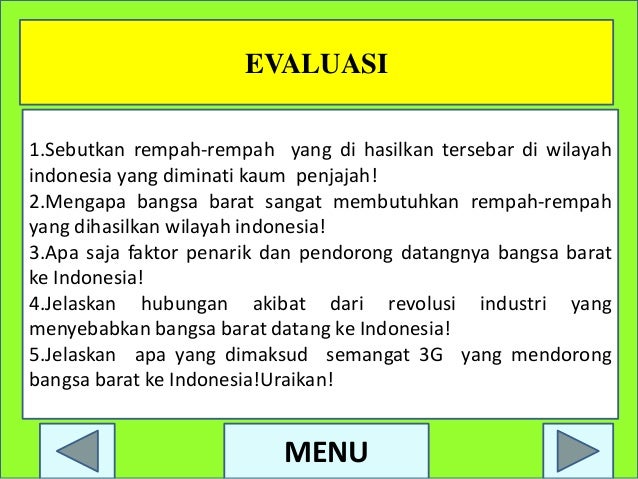 Ppt Ips Terpadu Kelas 8 Latar Belakang Kolonialisme Dan Imperialisme