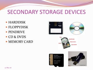 INPUT AND OUTPUT DEVICES | PPTX