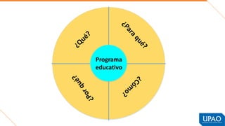 Programa
educativo
 