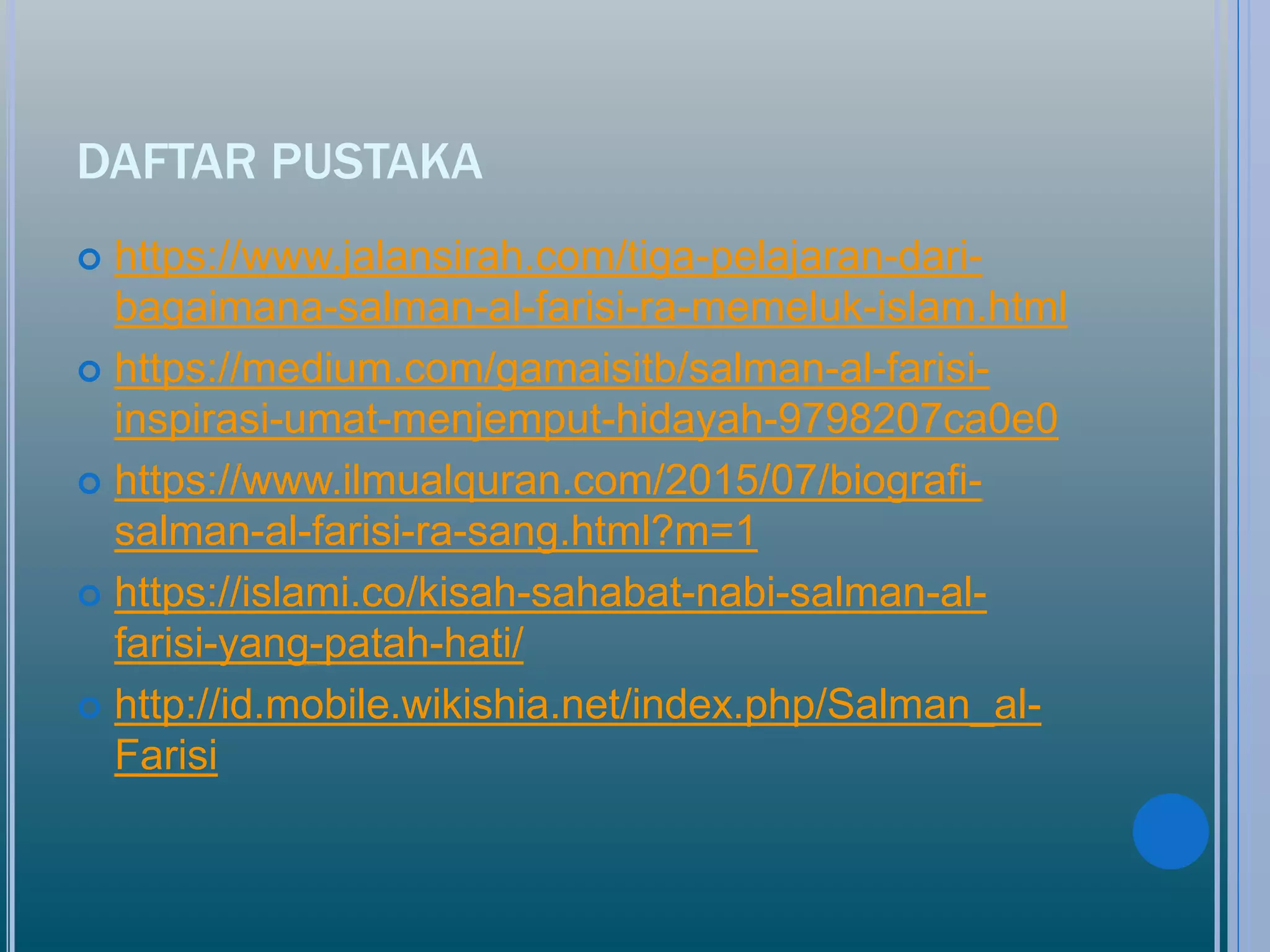 Ppt salman al farisi | PPTX