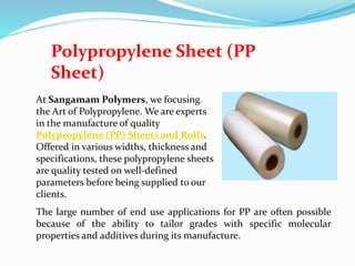 Sangamam Polymers | PPTX