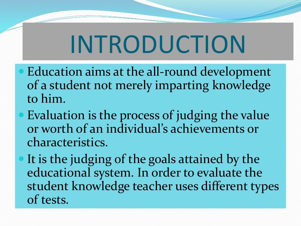 STANDARDIZED AND NONSTANDARDIZED TEST