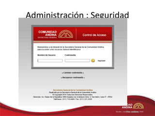 Administración : Seguridad




                         Ver online
 